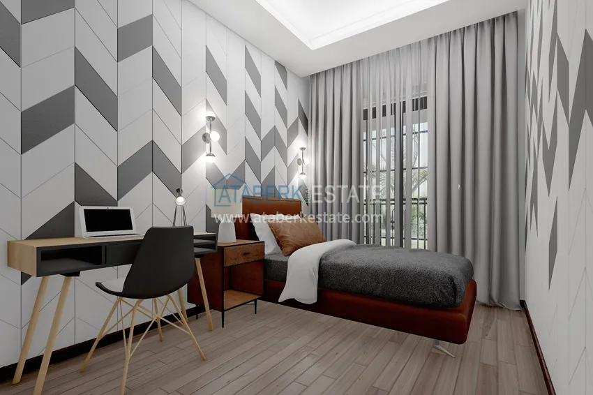 Приобрести Новый проект резиденции в центре Алании – 100 метров от пляжа Кейкубат 16 