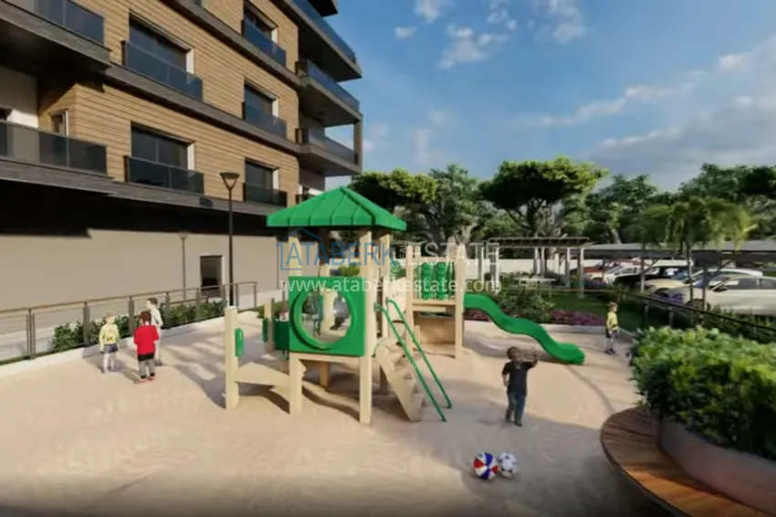 Новый проект современного жилого комплекса в районе Оба, Алания 13 