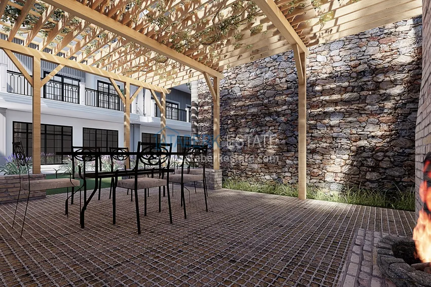 Новый проект резиденции в центре Алании – 100 метров от пляжа Кейкубат 12 