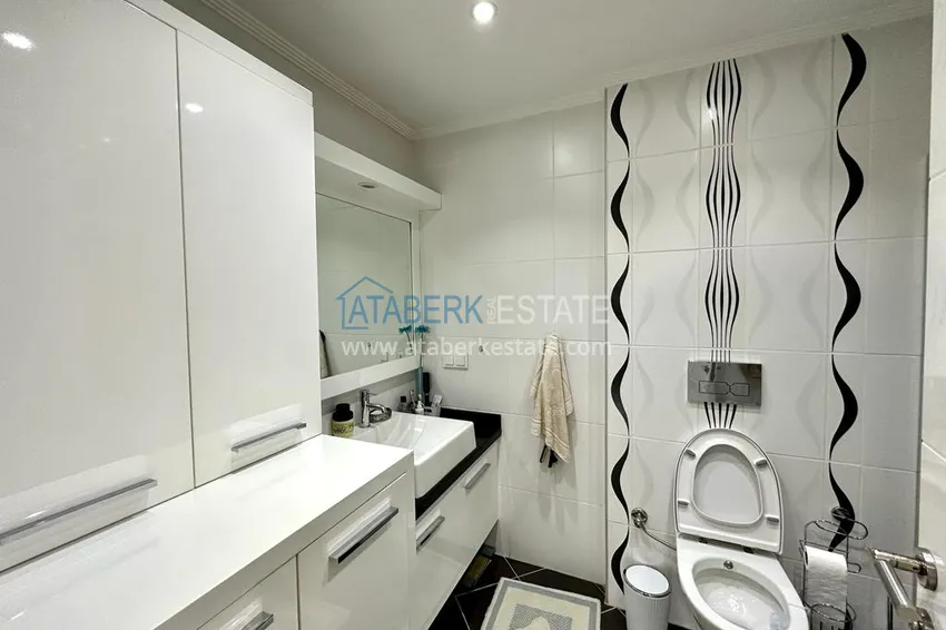 Приобрести Квартира 2+1 с мебелью и застеклённым балконом, Алания, Оба 12 