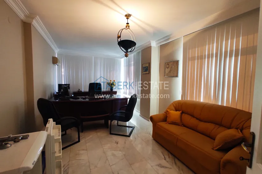 Приобрести Пентхаус-дуплекс 4+1 меблированный с видом на море, горы и историческую крепость, центр Алании 12 