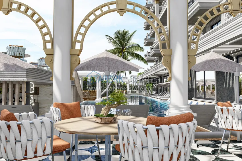 Резиденция в центре Алании на этапе проекта – квартиры по минимальным стартовым ценам 14 