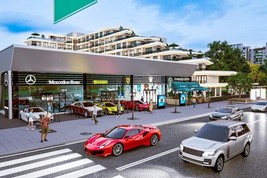 Новый проект роскошной резиденции в престижном районе Алтынташ - Анталья 13 