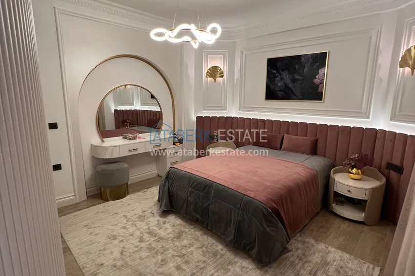 Приобрести Видовая двухэтажная вилла с роскошной мебелью и видом на море, район Махмутлар – Алания 14