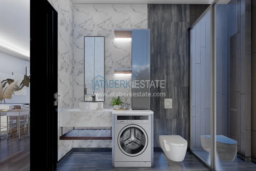 Приобрести Новый проект резиденции сегмента комфорт в центре Алании, район пляжа Клеопатра 13 