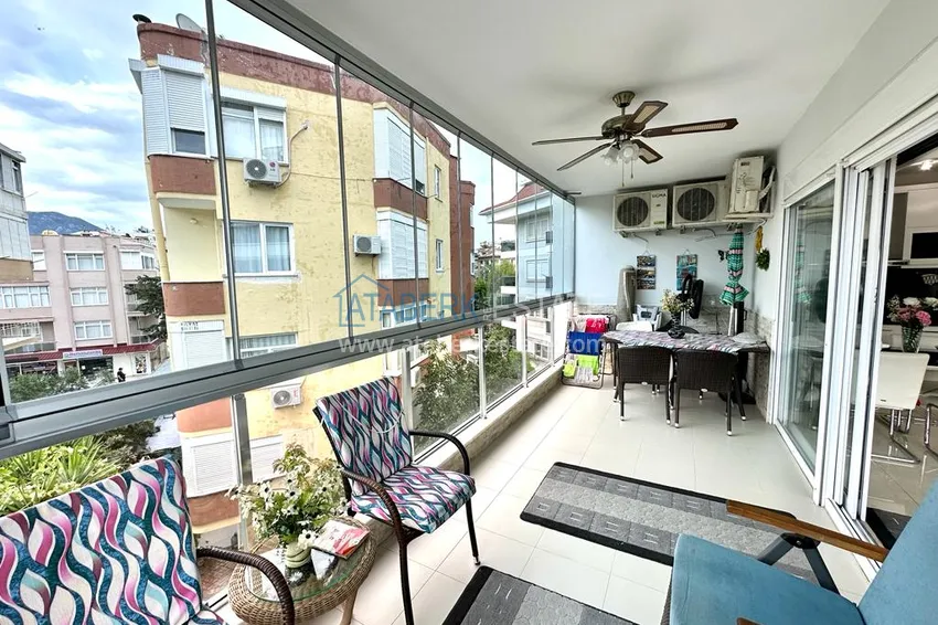 Приобрести Квартира 2+1 с мебелью и застеклённым балконом, Алания, Оба 13 