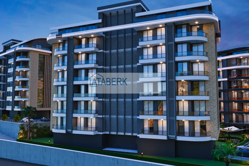 Квартира напрямую от инвестора в комплексе на этапе строительства в районе Оба, Алания 14 