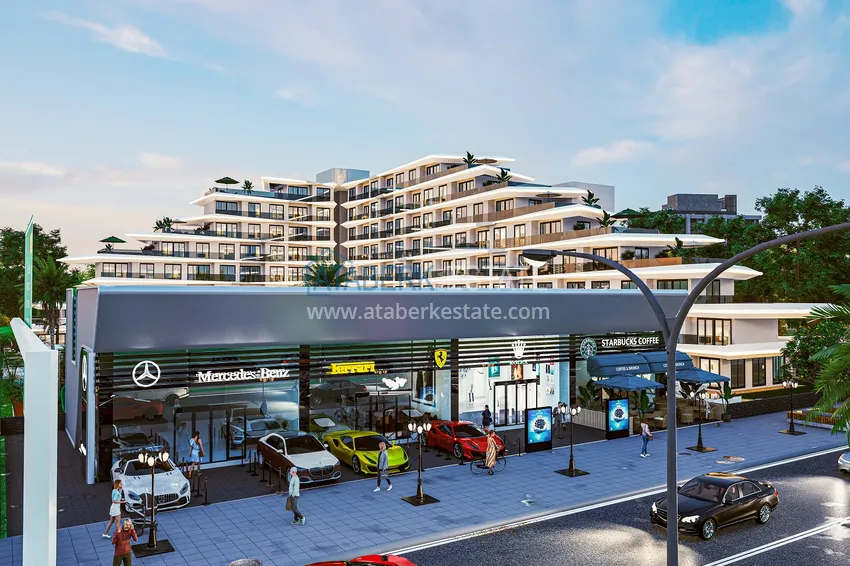 Новый проект роскошной резиденции в престижном районе Алтынташ - Анталья 14 