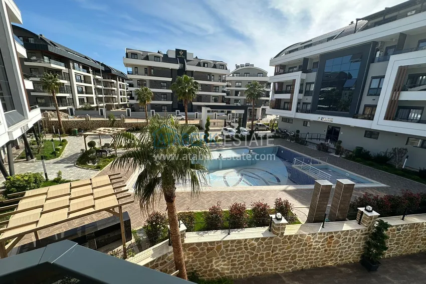 Приобрести Квартира 1+1 с мебелью в районе, открытом для ВНЖ – Оба, Алания 14 