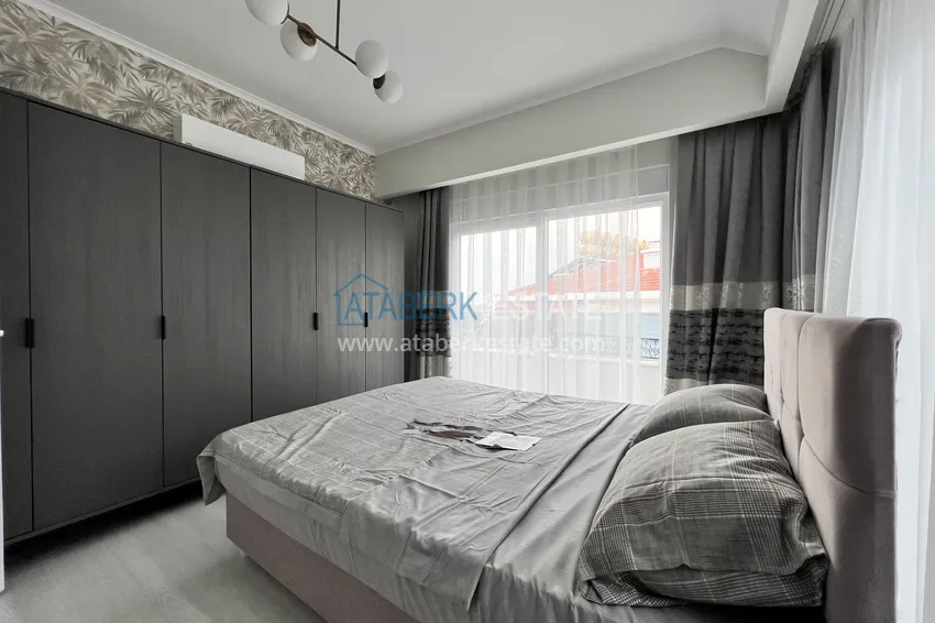 Приобрести Пентхаус-дуплекс 3+1 с мебелью в европейском малоэтажном районе Алании, Оба 14 