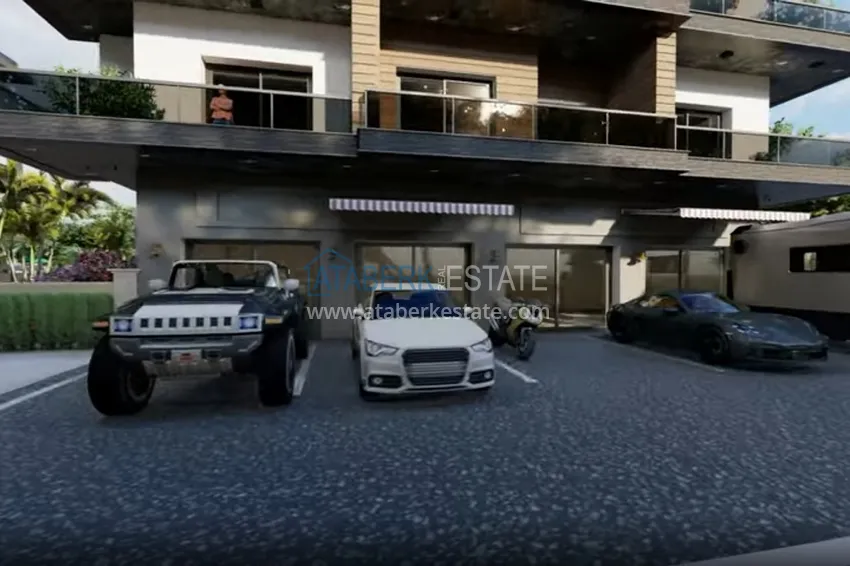 Новый проект современного жилого комплекса в районе Оба, Алания 16 