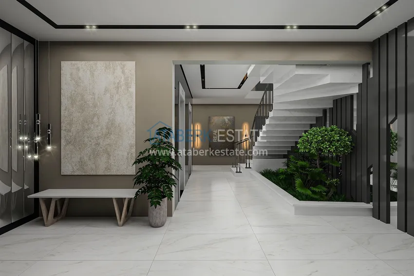 Новый проект жилого комплекса комфорт-класса в 280 метрах от моря – Алания, Каргыджак 16 