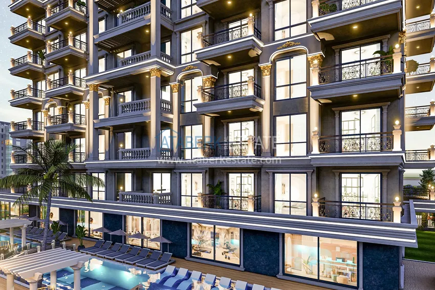 Резиденция в центре Алании на этапе проекта – квартиры по минимальным стартовым ценам 19 