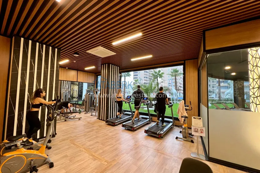 Квартира 1+1 меблированная в комплексе с богатой инфраструктурой, район Махмутлар – Алания 18 