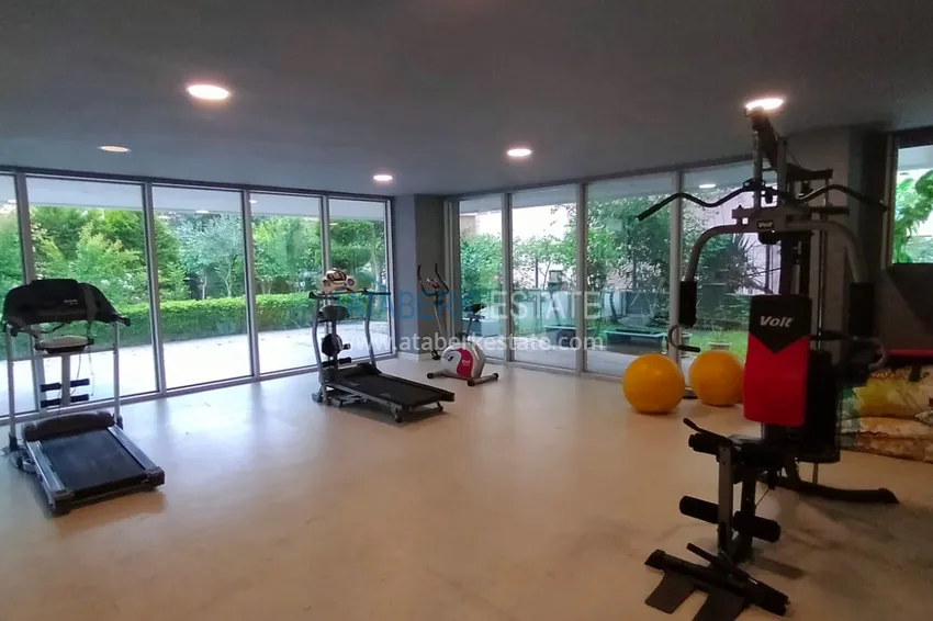 Недвижимость под ВНЖ. Трехкомнатная квартира с видом на горы в молодой резиденции в 50 метрах от моря - центр Алании  16 