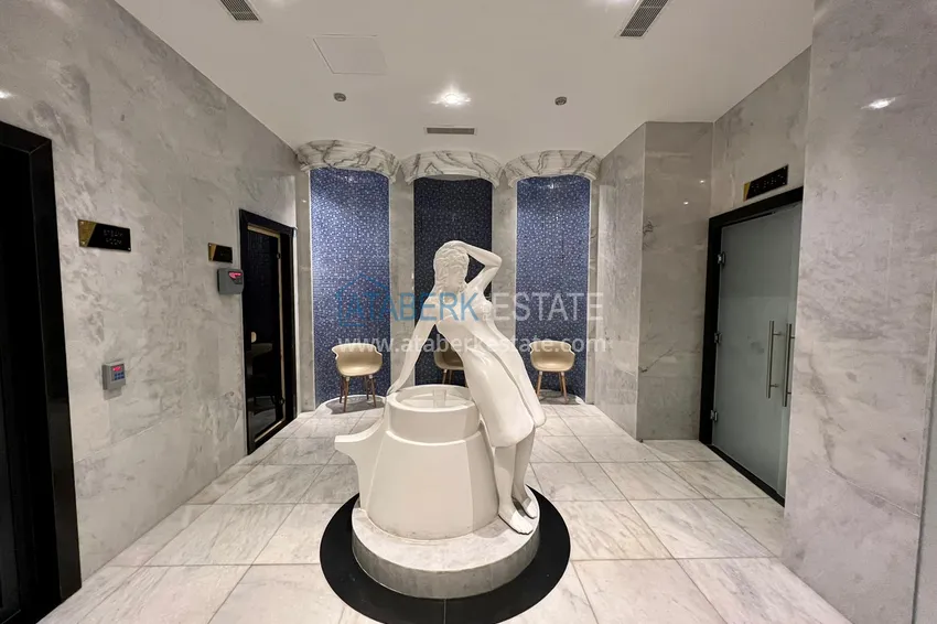 Квартира 1+1 меблированная в комплексе с богатой инфраструктурой, район Махмутлар – Алания 19 