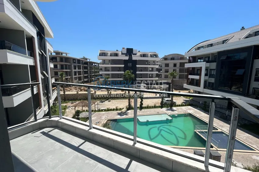 Приобрести Квартира 1+1 с мебелью в районе, открытом для ВНЖ – Оба, Алания 17 