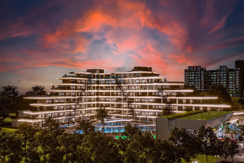 Новый проект роскошной резиденции в престижном районе Алтынташ - Анталья 18 