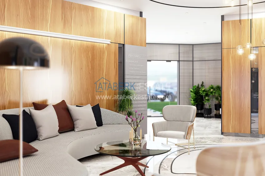 Квартира 1+1 от инвестора в жилом комплексе на этапе строительства, район Махмутлар, Алания, 60 кв.м, 5 этаж 13 