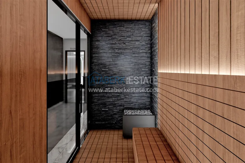 Новый инвестиционный проект жилого комплекса в Авсалларе с закрытой благоустроенной территорией 19 