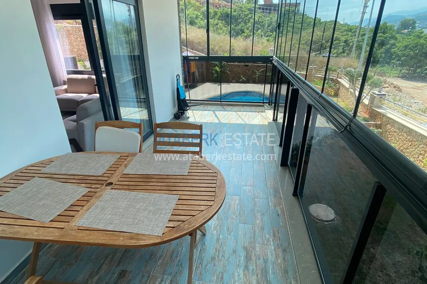 Приобрести Квартира 2+1 «под ключ» в районе Оба в комфортабельном жилом комплексе 19 