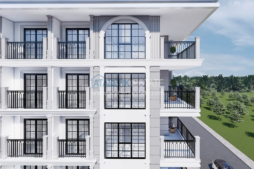 Новый проект резиденции в центре Алании – 100 метров от пляжа Кейкубат 20 