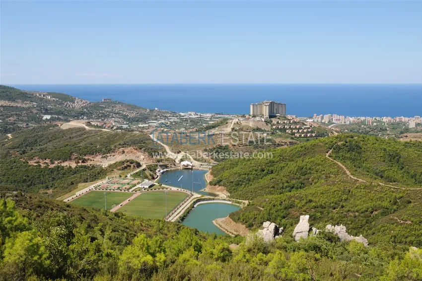 Видовая двухэтажная вилла с роскошной мебелью и видом на море, район Махмутлар – Алания 2