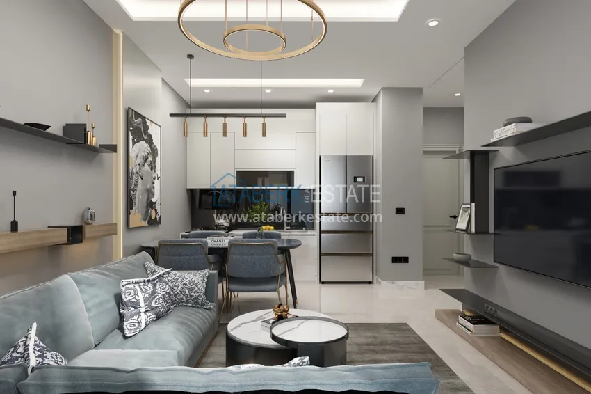 Приобрести Квартира 1+1 от инвестора в бутик-комплексе на завершающем этапе строительства, район Кестель - Алания  2 