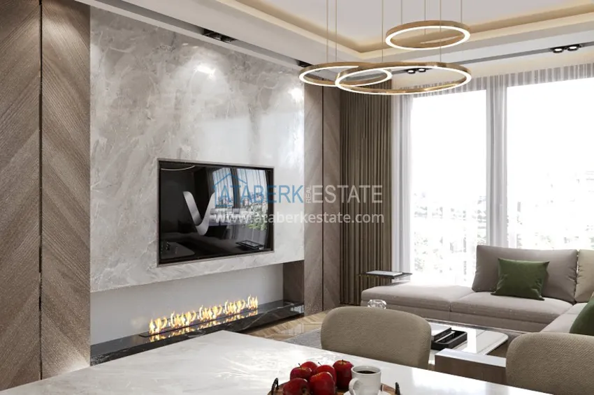 Приобрести Квартиры 2+1 на этапе строительства в районе Давултепе-Мерсин 1 