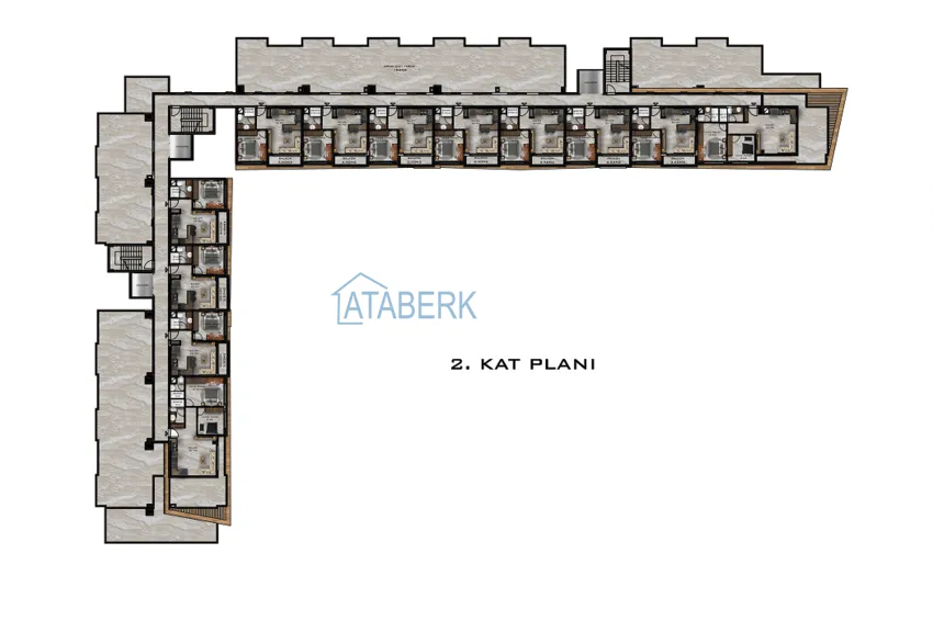 Купить дешево Новый проект роскошной резиденции в престижном районе Алтынташ - Анталья 3 