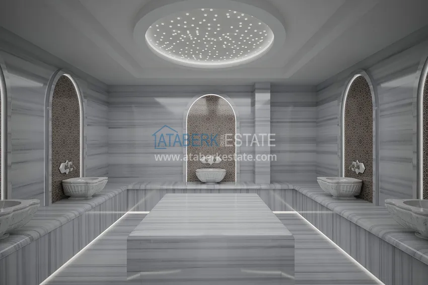 Новый проект жилого комплекса комфорт-класса в 280 метрах от моря – Алания, Каргыджак 21 