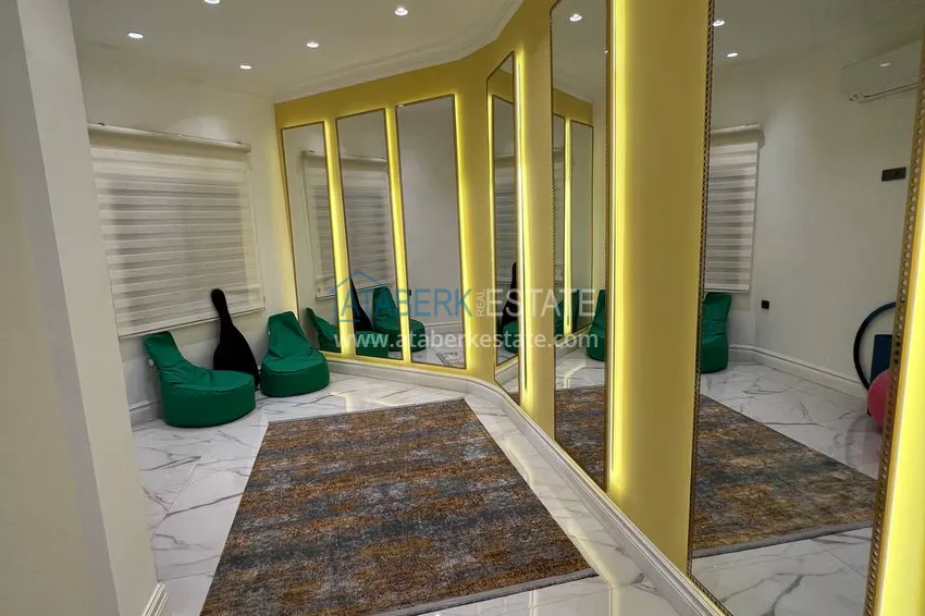 Приобрести Видовая двухэтажная вилла с роскошной мебелью и видом на море, район Махмутлар – Алания 22