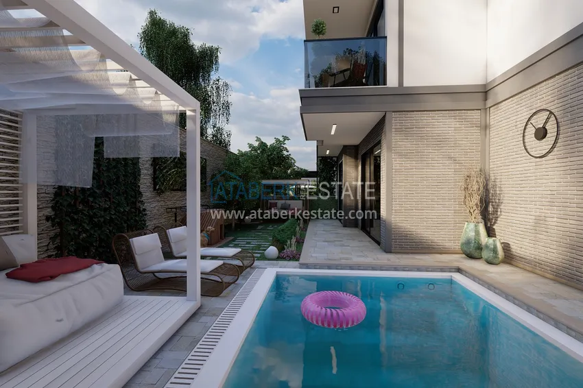 Новый малоэтажный жилой комплекс на завершающем этапе строительства – Алания, район Оба 20 