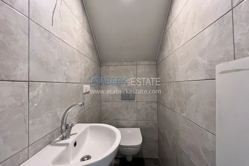 Приобрести Пентхаус-дуплекс 3+1 с мебелью в европейском малоэтажном районе Алании, Оба 20 