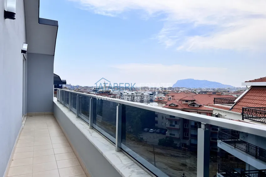 Приобрести Пентхаус-дуплекс 3+1 с мебелью в европейском малоэтажном районе Алании, Оба 23 