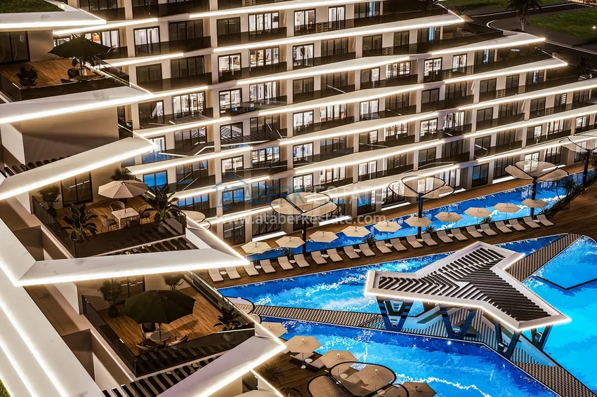 Новый проект роскошной резиденции в престижном районе Алтынташ - Анталья 22 