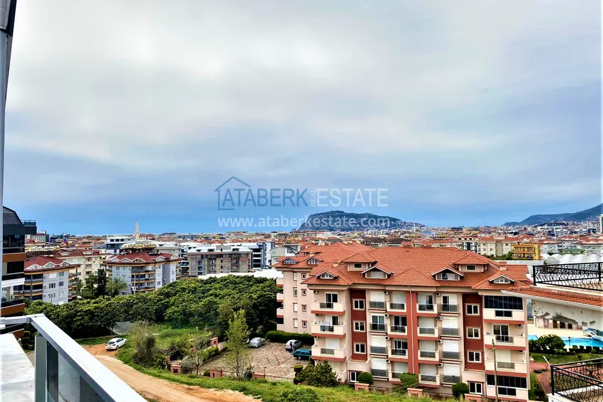 Приобрести Пентхаус-дуплекс 3+1 с мебелью в европейском малоэтажном районе Алании, Оба 25 