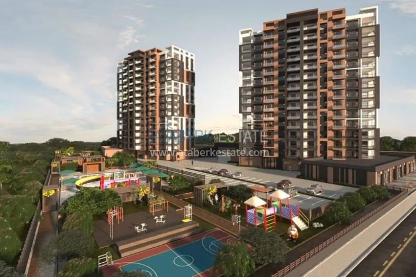 Квартиры в современном жилом комплексе на завершающем этапе строительства Томюк-Мерсин 2 