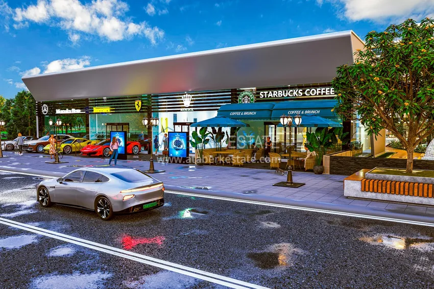 Новый проект роскошной резиденции в престижном районе Алтынташ - Анталья 23 