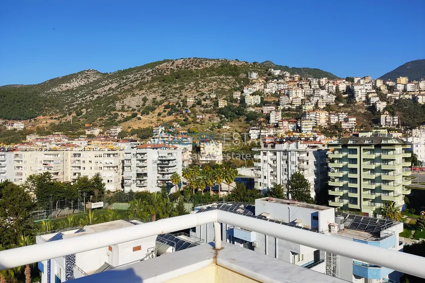 Приобрести Пентхаус-дуплекс 4+1 меблированный с видом на море, горы и историческую крепость, центр Алании 24 