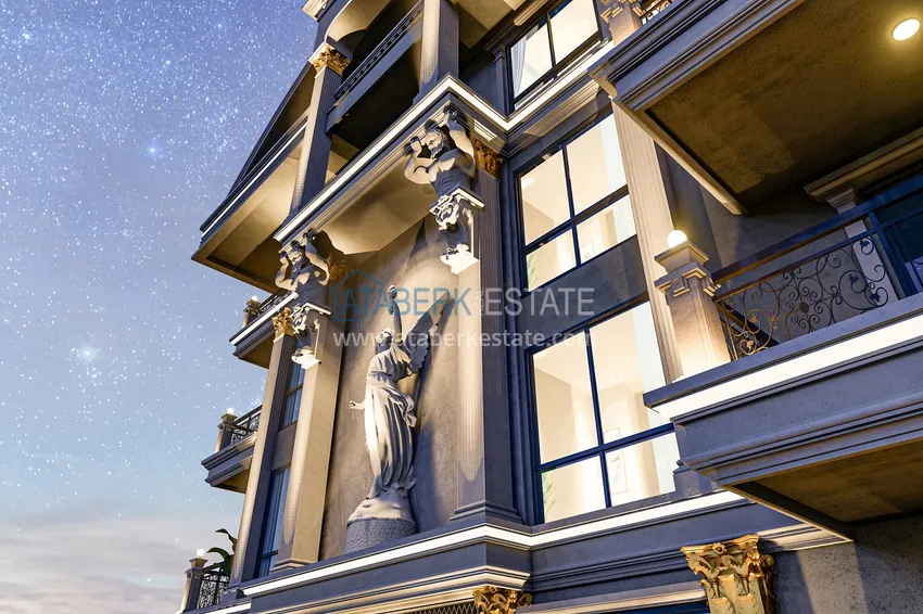 Резиденция в центре Алании на этапе проекта – квартиры по минимальным стартовым ценам 25 