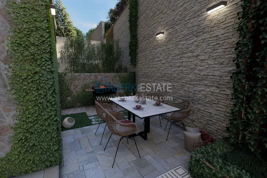 Новый малоэтажный жилой комплекс на завершающем этапе строительства – Алания, район Оба 25 