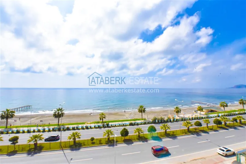 Приобрести Квартира 2+1 «под ключ» на первой береговой линии с прямым видом на море – Алания, Махмутлар. Подходит для гражданства 25