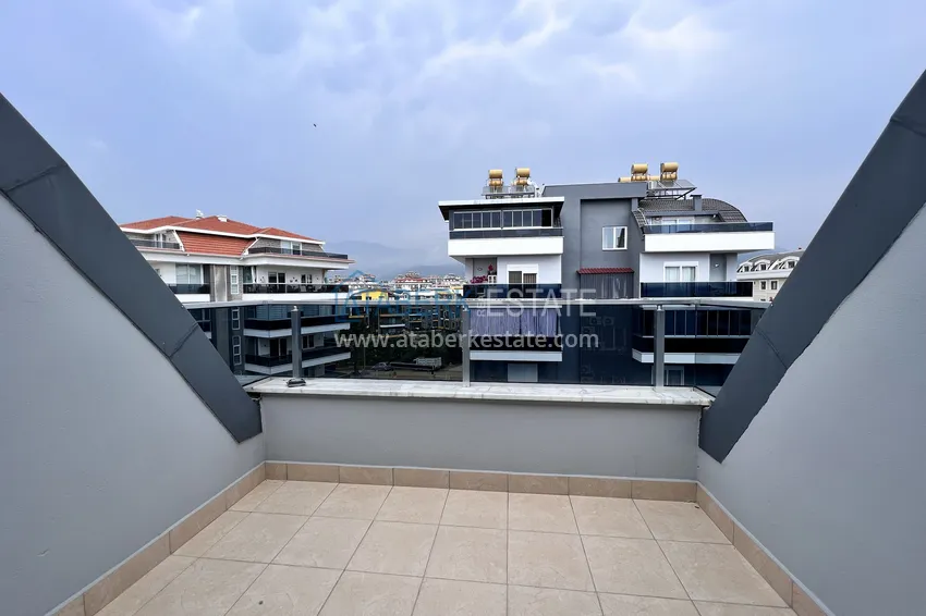 Приобрести Пентхаус-дуплекс 3+1 с мебелью в европейском малоэтажном районе Алании, Оба 29 