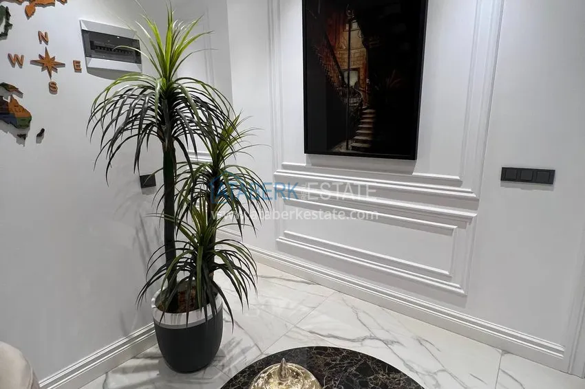 Приобрести Видовая двухэтажная вилла с роскошной мебелью и видом на море, район Махмутлар – Алания 31