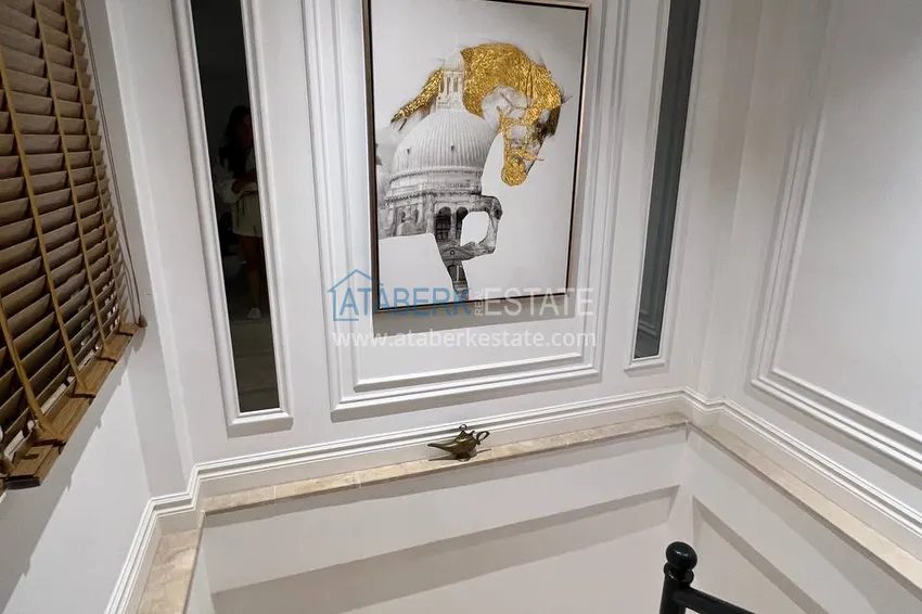 Приобрести Видовая двухэтажная вилла с роскошной мебелью и видом на море, район Махмутлар – Алания 32