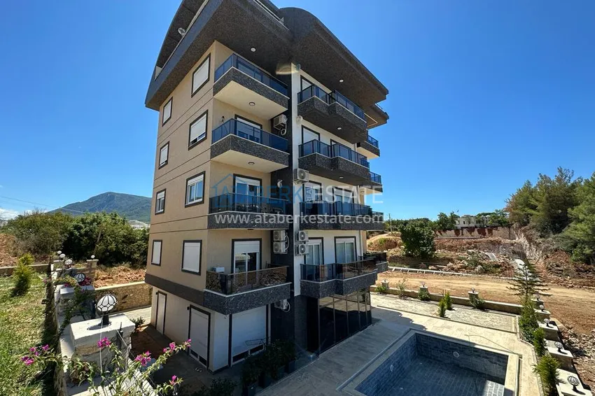 Квартиры с чистовой отделкой напрямую от застройщика в районе Оба, Алания 2 