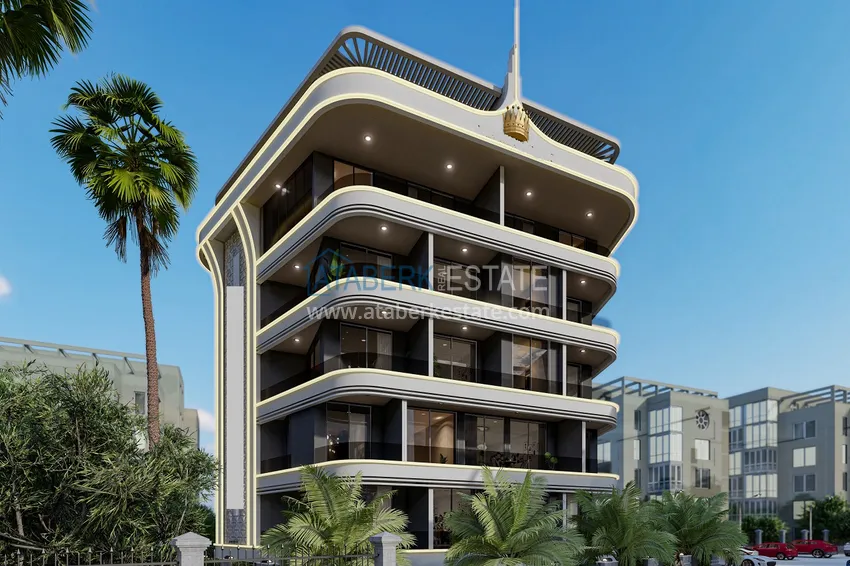 Проект реновации! Новый проект Off-plan в центре Алании, район пляжа Клеопатра 2 