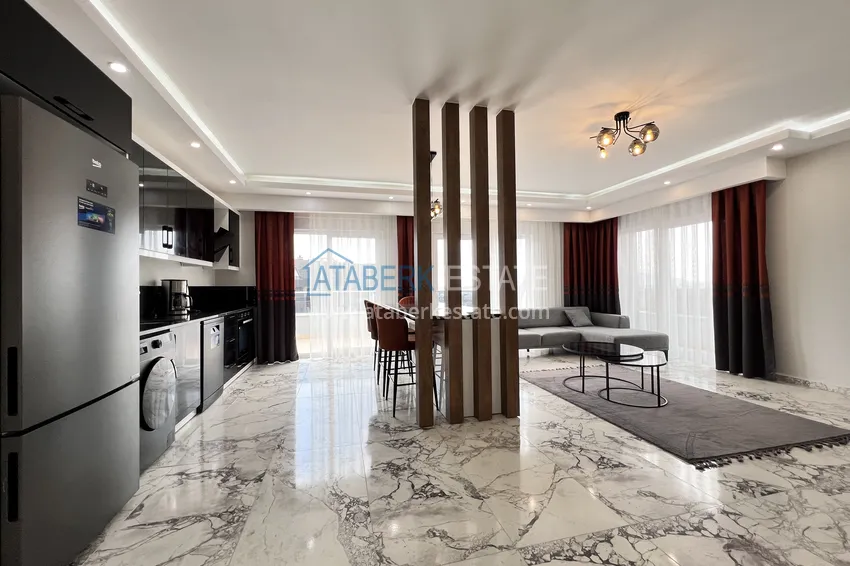 Приобрести Пентхаус-дуплекс 3+1 с мебелью в европейском малоэтажном районе Алании, Оба 2 