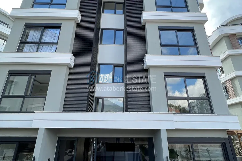 Квартира 1+1 с мебелью в районе, открытом для ВНЖ – Оба, Алания 6 